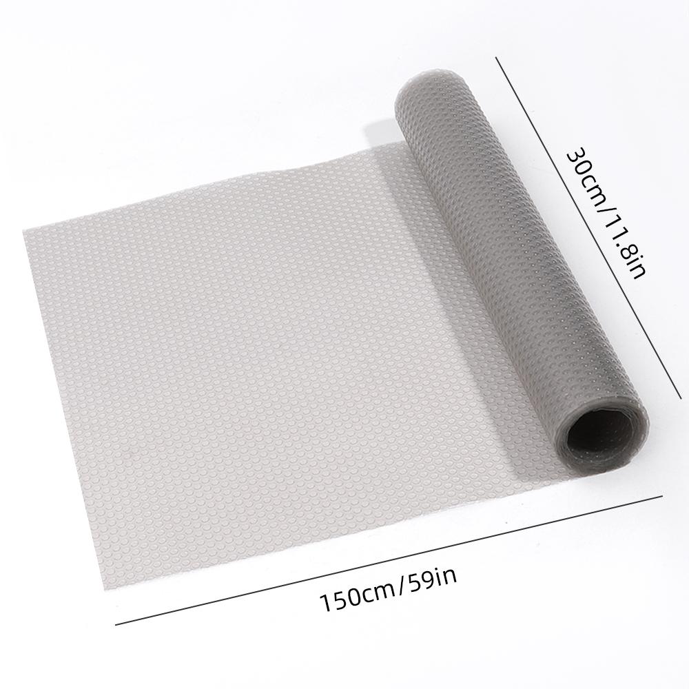 1 Roll Drawer Pads Shelf Cover Liner Non-slip Waterproof Closet Place Pads Table Pads Cabinet Oil-proof Liner Non-adhesive