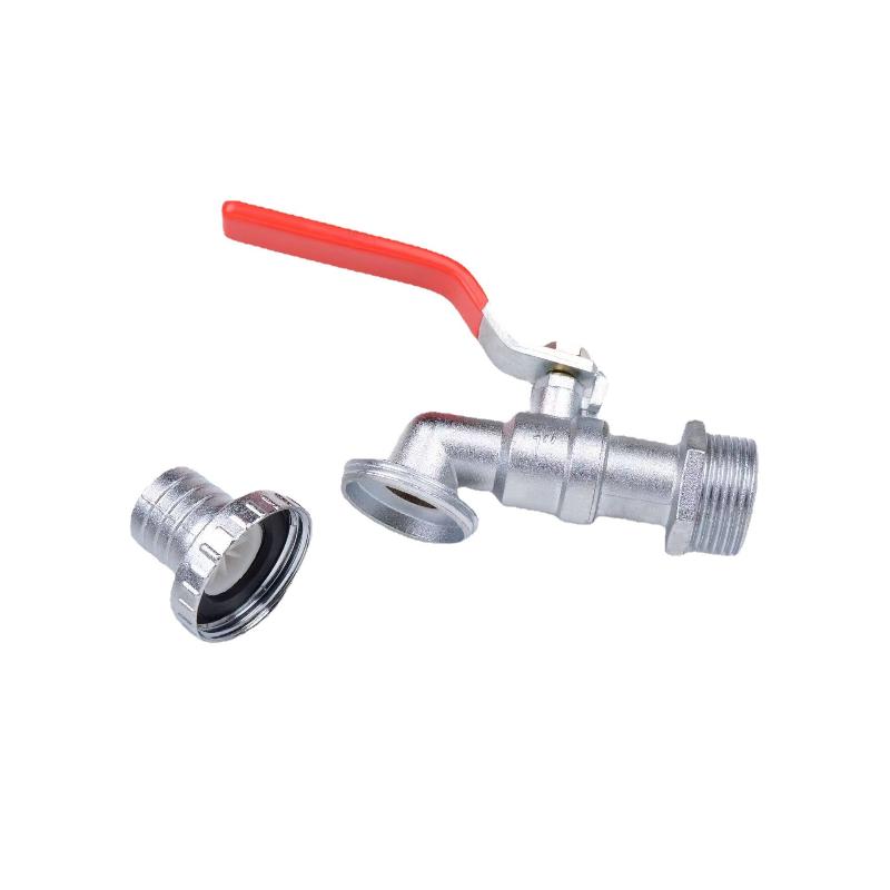 Rubinetto da Esterno con Beccuccio 1/2-3/4 pollici Lavatrice da Giardino Lega di Zinco Controllo Singolo Rubinetto Antigelo Accessori Hardware