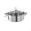 Durable Stainless Steel Stockpot for Efficient Cooking At Home and On the Go