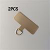 304 Stainless Steel Upgrade With Hard Anti-Scratch Film Ultra-Thin Clip Mobile Phone Lanyard Anti-Loss Piece Universal Patch