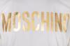 Moschino couture luksusowy męski t-shirt biały -50% - Rozmiar: XL