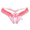 Lady Pierced Sexy Panties Temptation Lace Translucent T Underwear