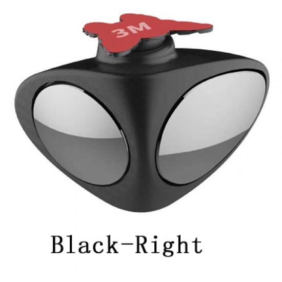 2 In 1 Car Blind Spot Mirror Wide Angle Mirror 360 Rotation Adjustable Convex Rear View Mirror View Front Wheel Auto Car