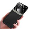 Large Window Leather Texture Phone Case Eye Protection Suitable for Apple 17 Pro Max Cases and iPhone 13 Pro Cases