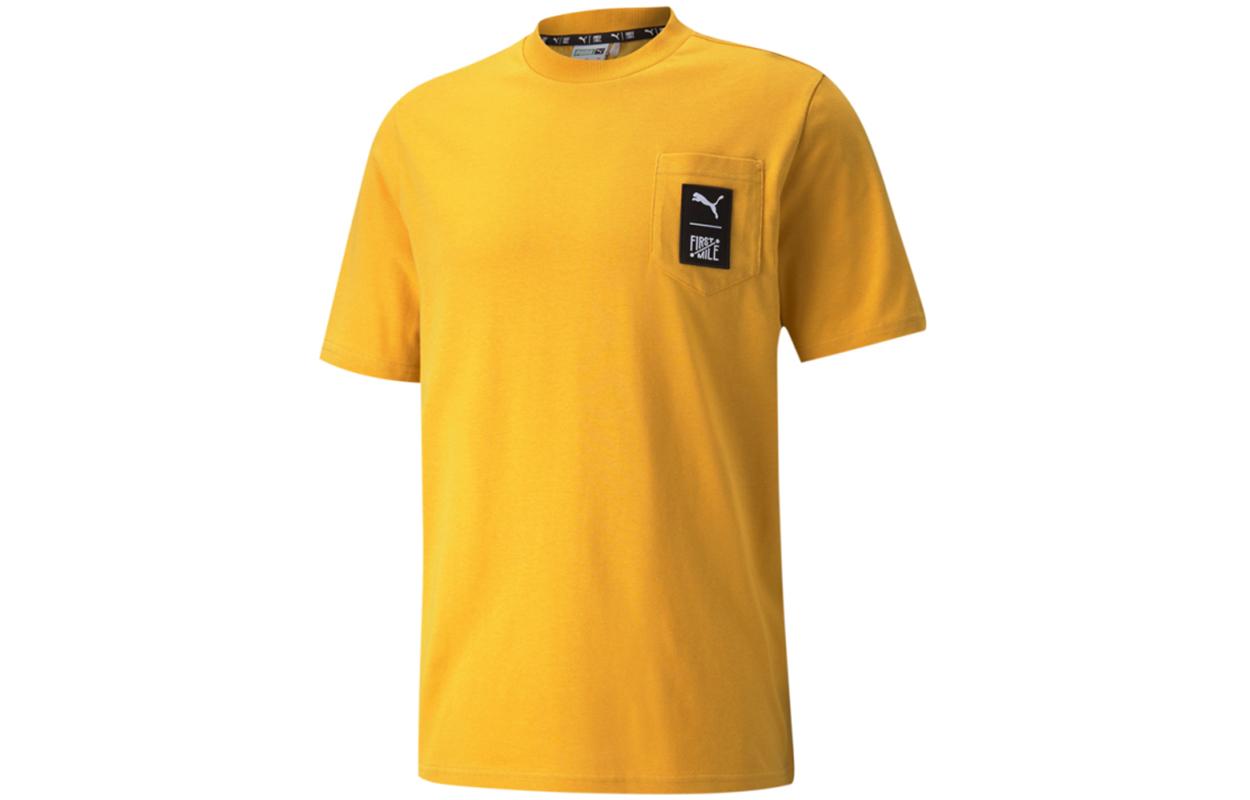 PUMA x First Mile T Shirt Men s Earth Yellow 532337-37 XL