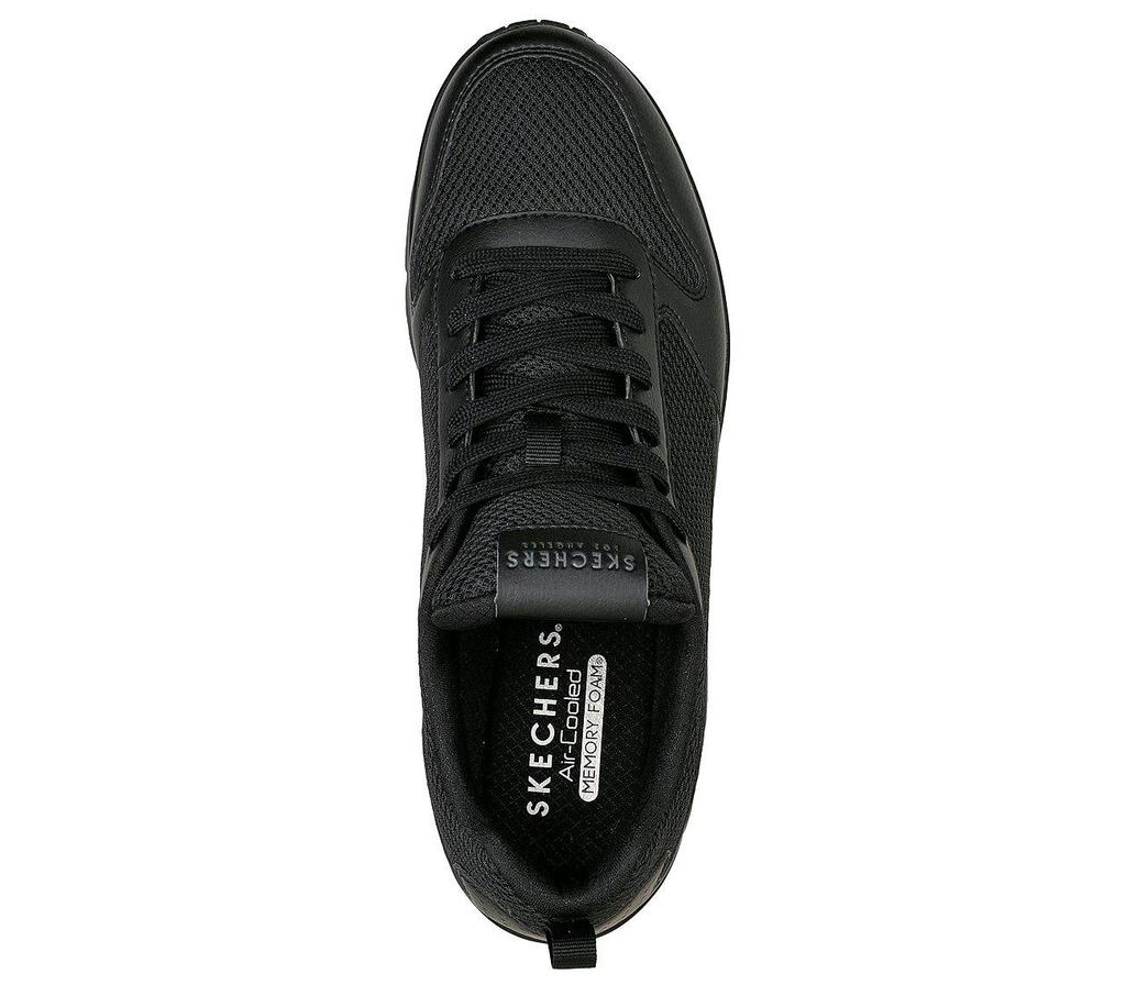 Buty sportowe męskie Skechers Uno Fastime sneakersy czarne (237016-BBK)