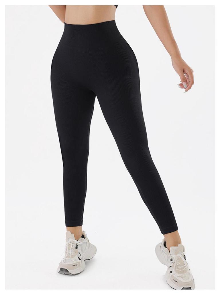 European & American High Waist Seamless Yoga Pants - Women's Slim Fit, Quick-Dry, Hip-Lifting Fitness Leggings