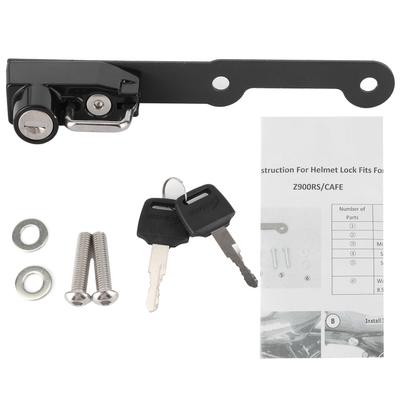 Suporte de trava para capacete de motocicleta, liga de alumínio antifurto, adequado para Kawasaki Z900RS CAFE