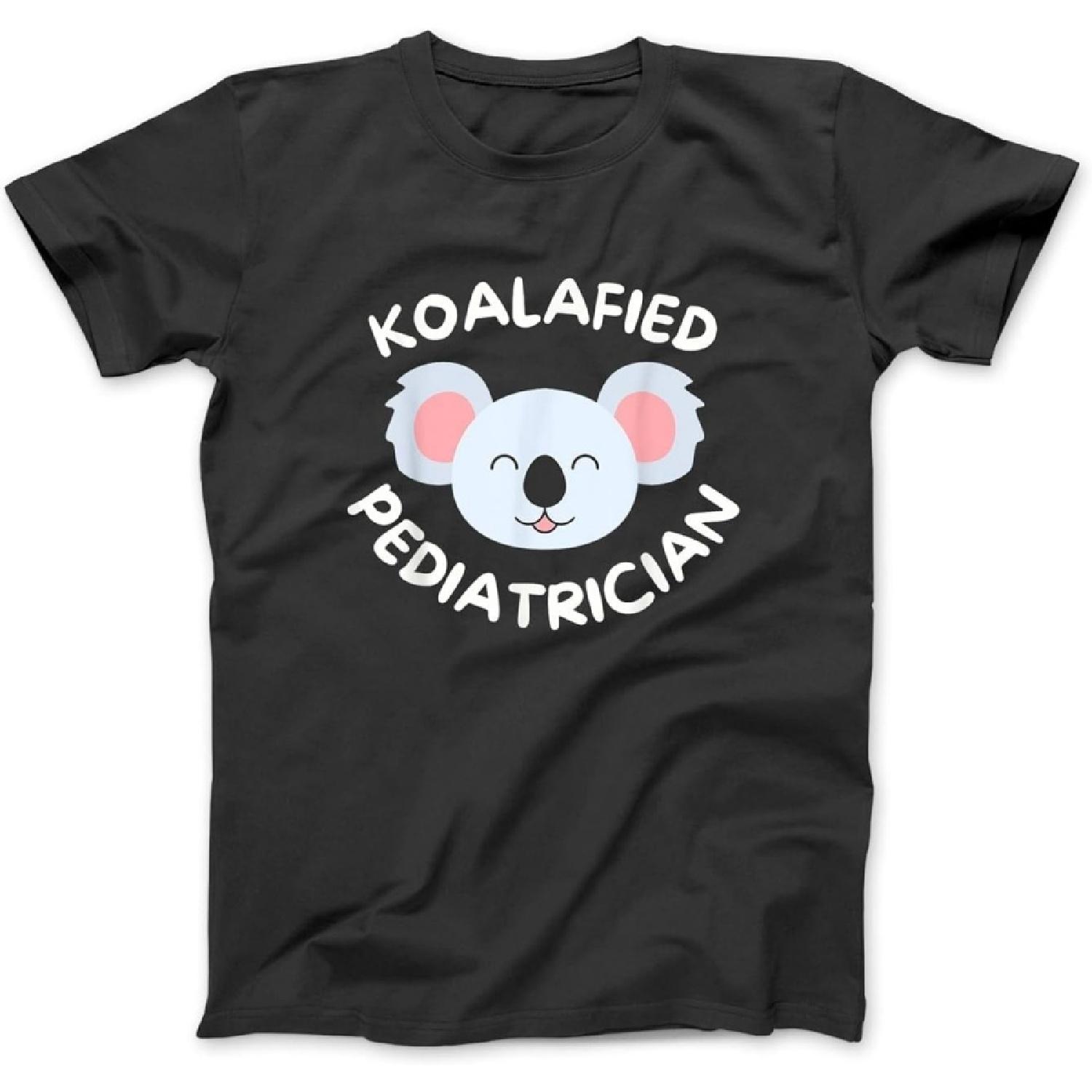 

Koalafied Pediatrician Pediatric Resident Cute Doctor Koala T-Shirt, Sweatshirt, Hoodie for Men Women Kids Made in Canada Black XXXXXL різнокольоровий