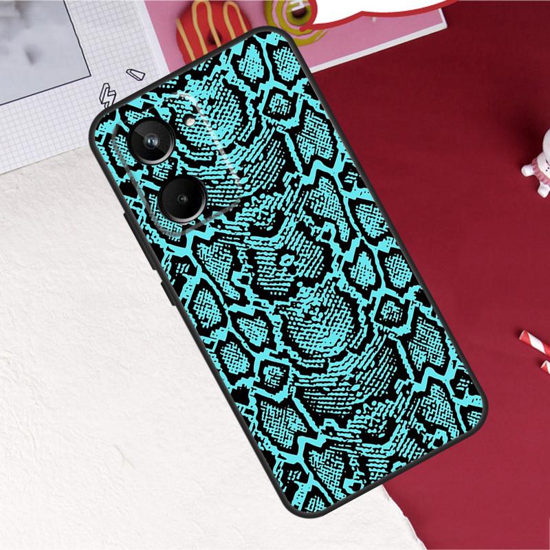Snake Skin Print For Realme 15 Pro GT7 GT6 10 11 12 13 14 Pro Plus C55 C71 C75 C67 C63 C61 C53 C35 C65 Case