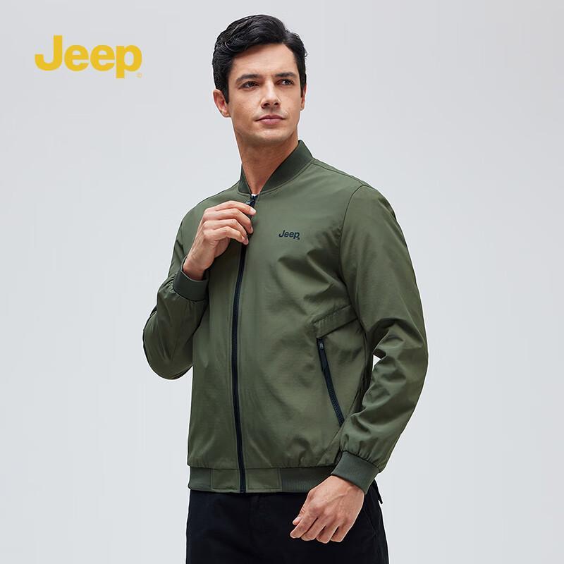 Jeep P841MWJ365 Men's Baseball Collar Casual Jacket