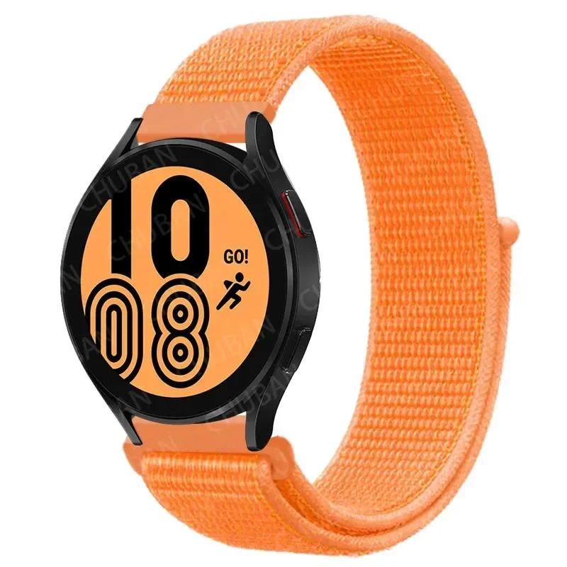 20mm/22mm Nylon Loop For Samsung Galaxy Watch 7/6/4/Classic/3/5/pro/Active 2 Sport Breathable Band Huawei Watch GT 4-3-2e Strap