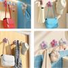 6PCS/SET Plastic Wall Hook Flower Shape Bathroom Hook Durable Storage Hook  Bathroom
