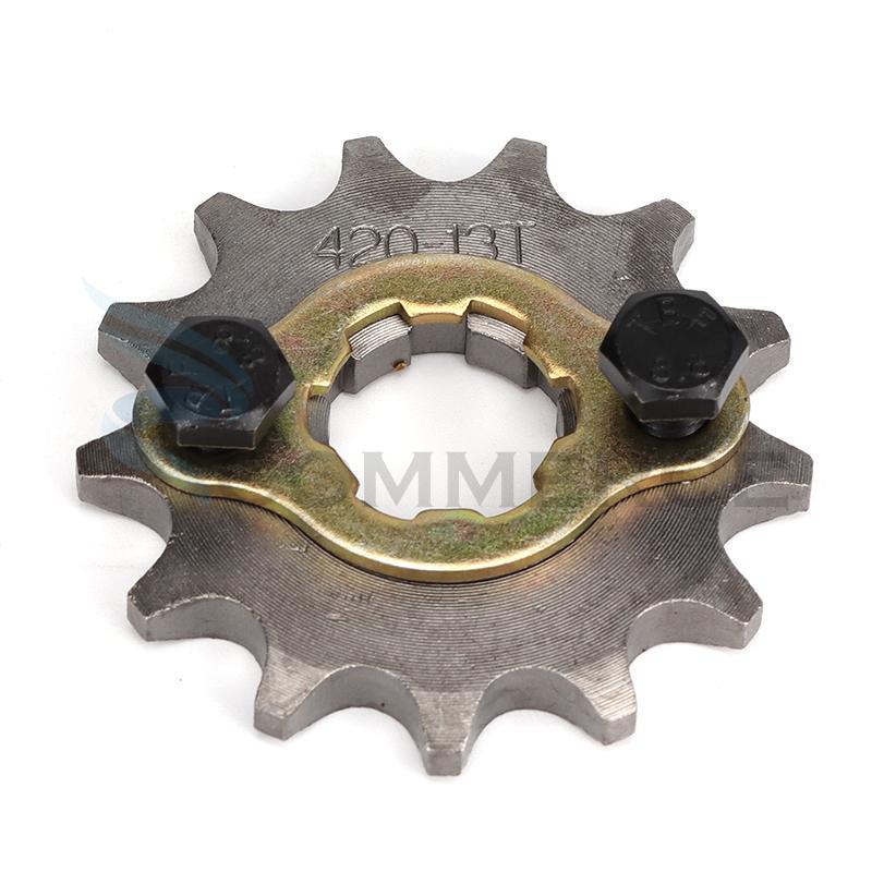 420# 20MM Front Engine Sprocket Sprocket for 50-125cc Motorcycle Pit Dirt Bike ATV Go Kart Quad 10 11 12 13 14 15 16 17 18 19T