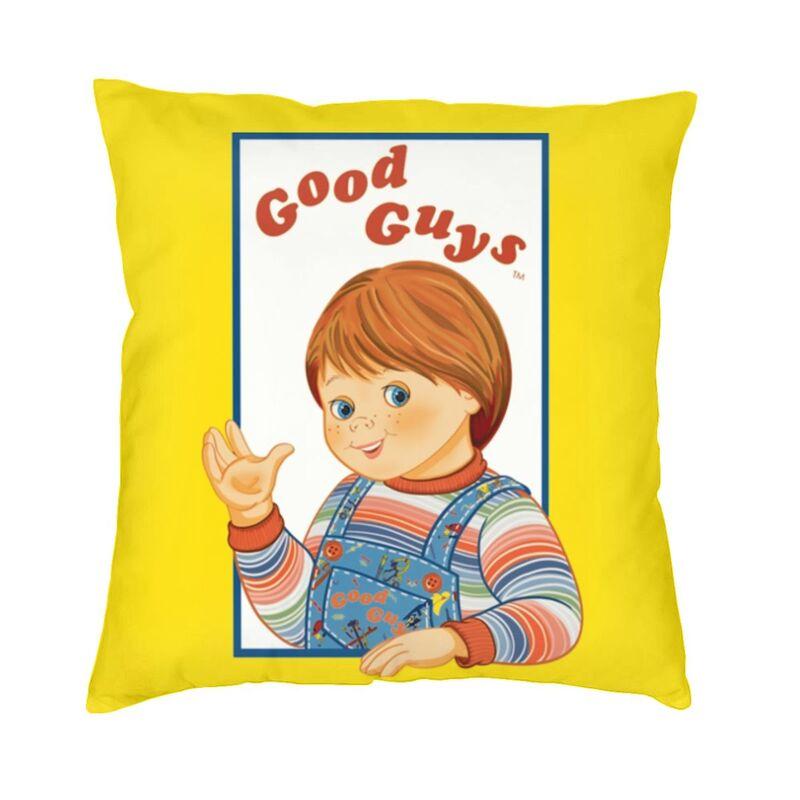 Good Guys Childs Play Chucky Cushion Covers xcm Velvet Killer Doll Overalls Pillow Case Sofa Square Pillowcase Decoration