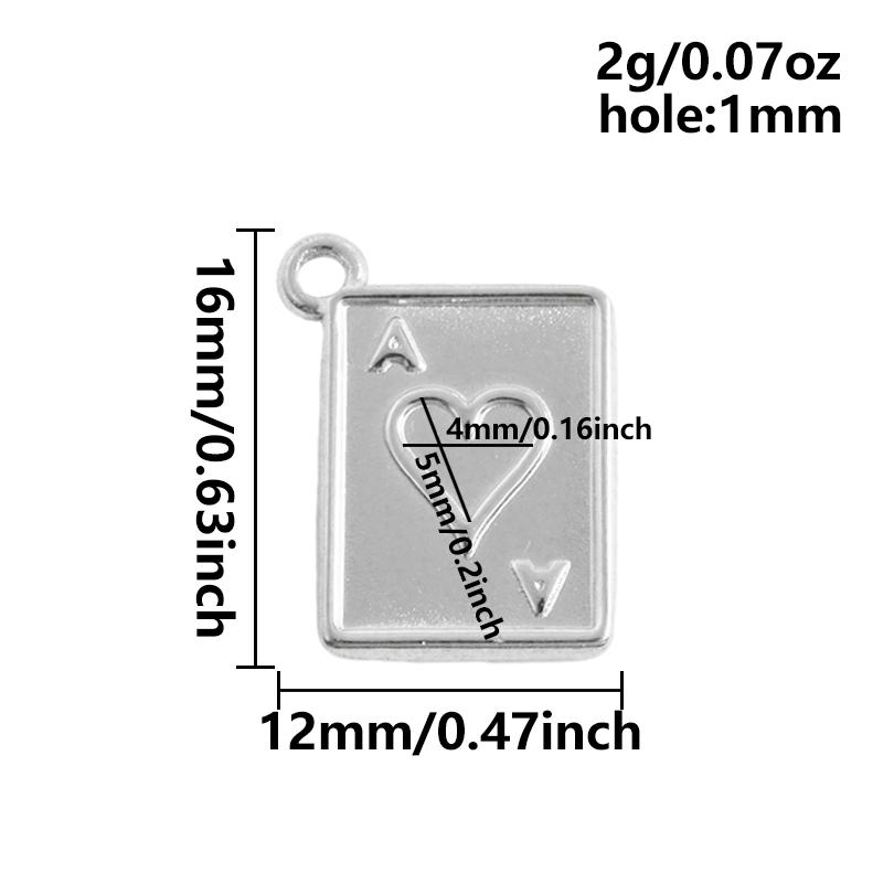 6pcs High Quality Assorted Stainless Steel Heart Charms For Jewelry Making Bracelets Keychain Pendant DIY Women Men Pendant Bulk