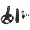 Bike Crankset Square 104BCD Crank 36T Chainring Sprocket Bottom Bracket Aluminum Alloy Bike Parts