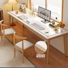 Changbaosen Double Workstation Desk Set with Horn Chairs