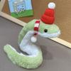Wrap Around Arm Snake Stuffed Plush Doll Plush Green Snake Animal Doll  Car Decor