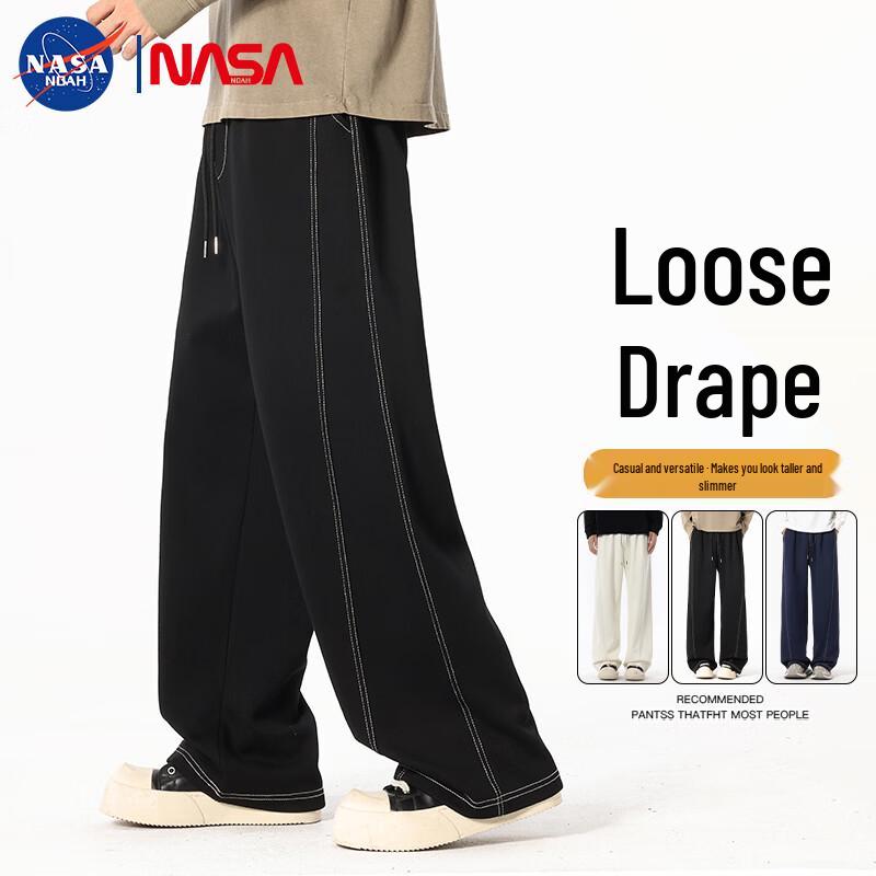 

Мужские спортивные штаны NASA NOAH, американская ретро-мода, свободные, прямые 3XL