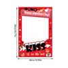 Valentines Day Photo Booth Props, Romantic Valentine’S Day Selfie Photo Booth Picture Frame And Valentines Photo Props