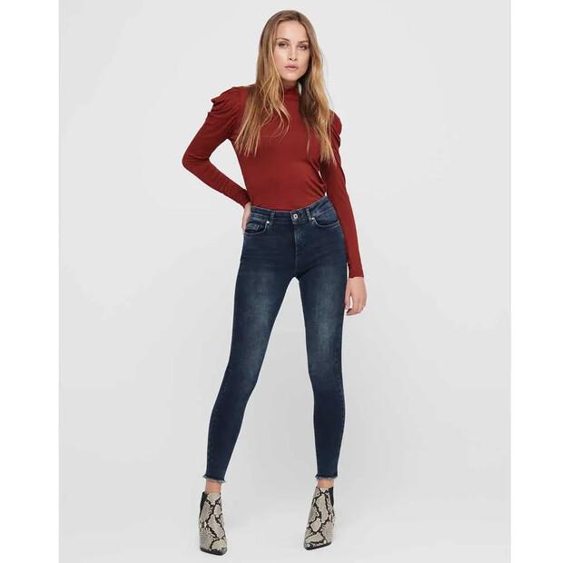 Only Blush Life Mid Waist Skinny Ankle джинсы