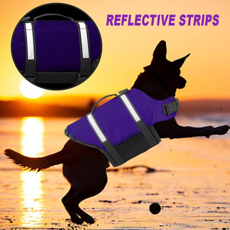 Dog Life Jacket Dog Life Vest for Swimming Boating Adjustable Puppy Pet Life Jacket Buoyancy Cat Dog Swimming Vest for Cats Dogs
