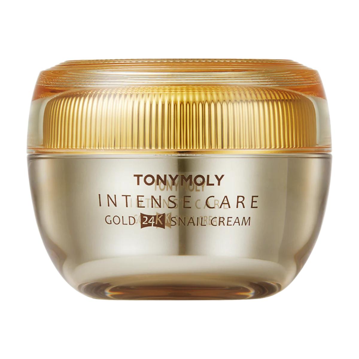 TONYMOLY Intense Care Gold 24K Snail Cream Nourishing Firming Moisturizer 45ml
