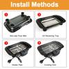 Smokeless Indoor/Outdoor Electric Grill Portable Tabletop Grill Kitchen BBQ Grills Adjustable Temperature Control Removable Water Filled Drip Tray 20