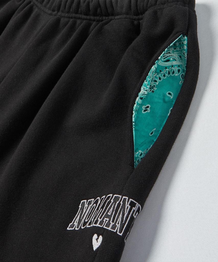BEYOND CLOSET Nomantic Heavyweight Jersey Pants With Unique Pocket Detail Black