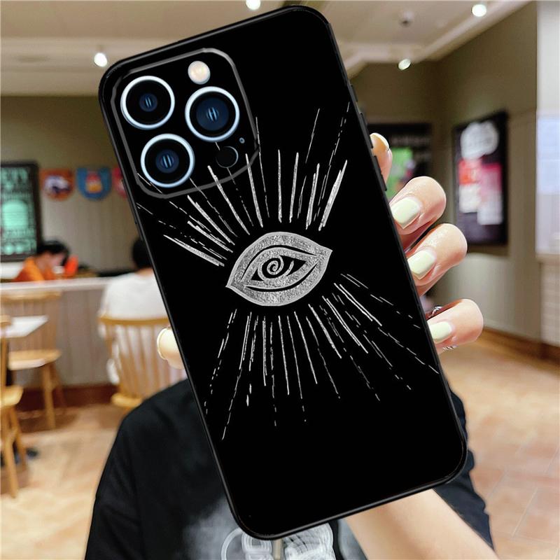 Evil Eye Hamsa Phone Case For iPhone 15 13 12 11 14 Pro Max Mini X XR XS Max SE 2020 2022 7 8 15 Plus Cover