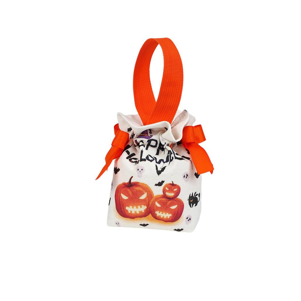 Halloween/ Gift Bag Children's Pumpkin Tote Bag Canvas Gift Packaging Candy Bag Props