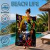 Custom Name Beetlejuice Horror  Beach Towel Microfiber Beach Towel, Lightweight and Quick-Dry, for Summer Travel, Swimming Pool Gift