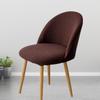 Anti-slip Low Back Duckbill Dining Chair Cover Backrest Protector  for Home Hotel Decoration