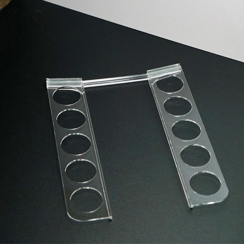 Convenient Coffee Organizer Coffee Pods Stand Coffee Storage Shelf Acrylic Texture Coffee Holder for Kitchen Cabinet