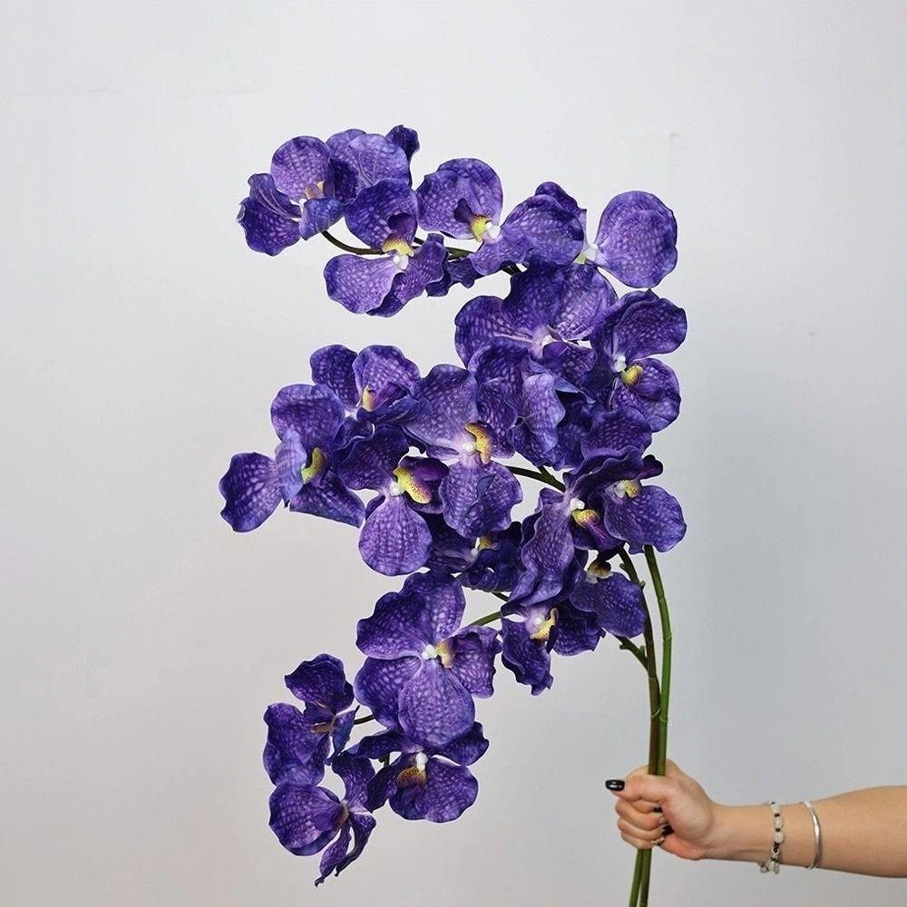 Plastic Phalaenopsis Branch Moisturizing Simulation Flower Artificial Vanda Orchid Home Decor