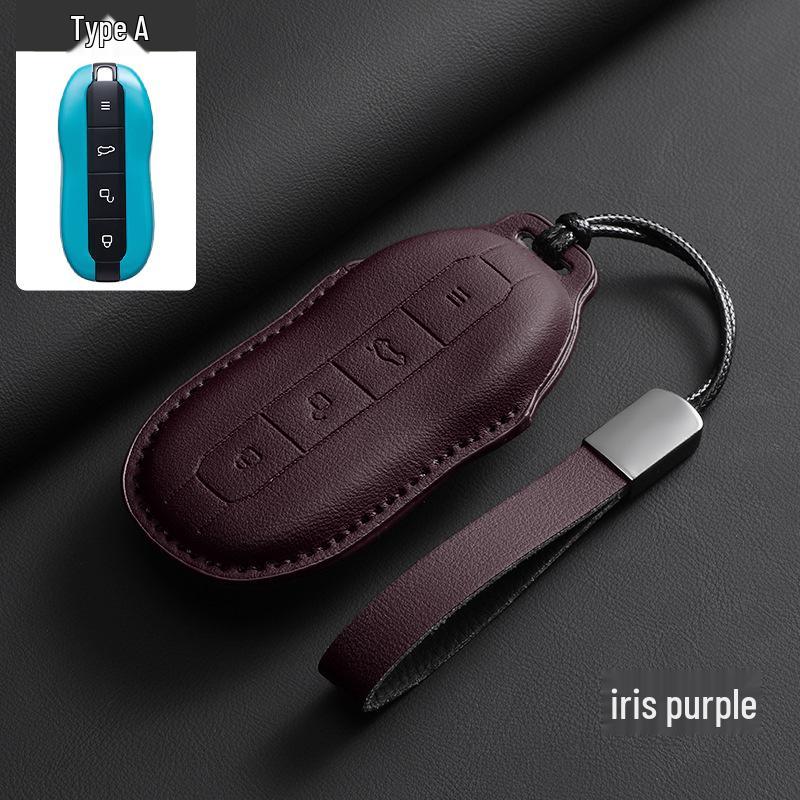

Suitable Key Case for Xiaomi SU7: Car-Specific Coral Orange Remote Shell with Buckle