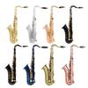 SLADE Bb B Flat Tenor Saxophone Brass Body Sax Professional Woodwind Instrument with Saxfone Case Reeds Gloves Accessories Set