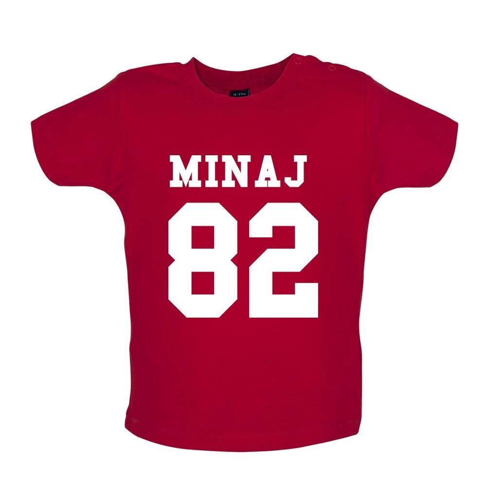 

Minaj 82 - Baby Kids Boys Girls Unisex T-Shirt / Babygrow - Nicki 1982 Singer Rapper Birthday Age Gift 130