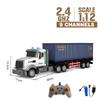 1/12 1/24 2.4G Rc Container Trailer Truck Music Lights 6/9Ch Remote Control Double-Layer Transport Vehicle Kids Toy Sets Model Car