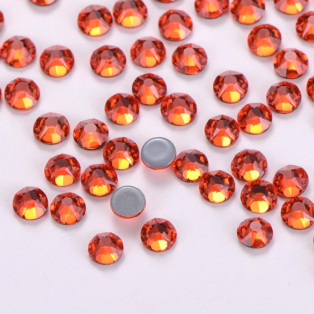 Strass Sewing Fabric Crystal Garment Hotfix Diamond Rhinestone Small Clear Flatback 70 Colors AB 8 Big and 8 Glass