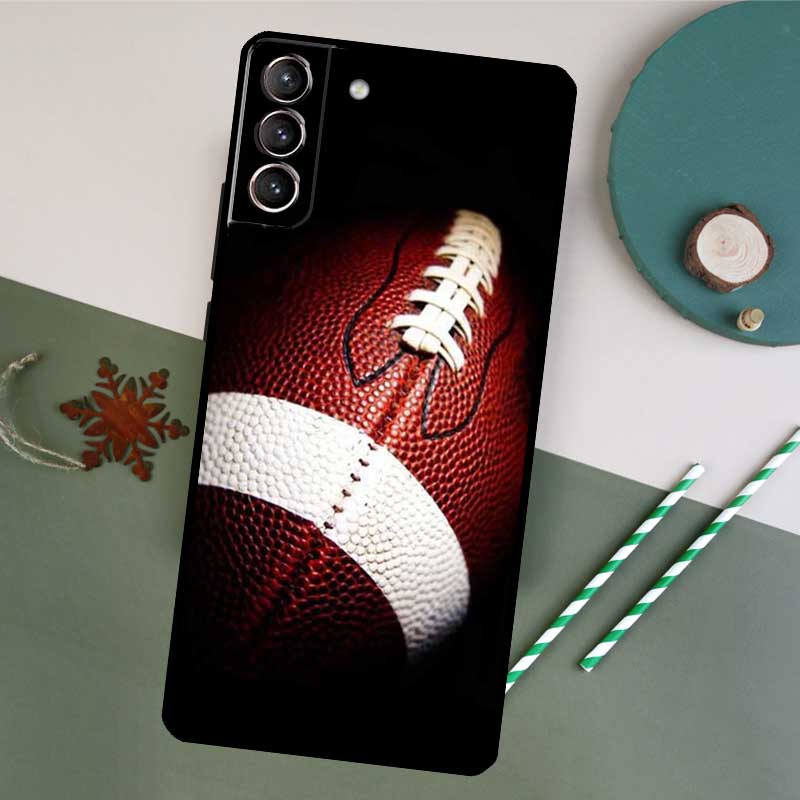 American Football Sport Phone Case For Samsung Galaxy S26 S23 Ultra S20 S21 S22 S24 S25 Plus S10 S25 FE Back Cover