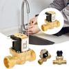 Válvula Solenoide Magnética Elétrica de Latão Normalmente Fechada Para Controle de Água