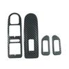 Car-styling din fibră de carbon textura geamului comutator de comandă panou ornament pentru VW Golf 6 MK6 2010 2011 2012