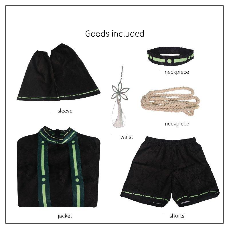 

Anecdotes Oracle Caricature Character Cosplay Costume Suits Clothes Performance 2XL зелений