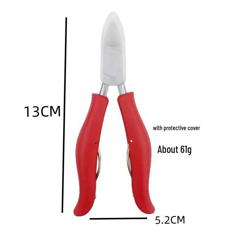 Stainless Steel Ingrown Toenail Nippers with Plastic Handle