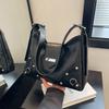 New Large Capacity Retro Tote Bag Trendy Popular Rivet Motorcycle Single Shoulder Bags Simple Versatile  Women's Bag