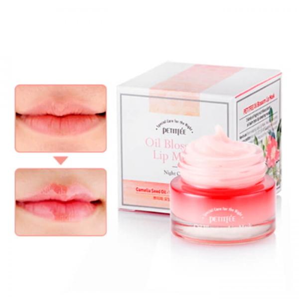 

Petitfee Oil Blossom Lip Mask Camelia Seed Oil 15g AUTHENTIC STORE