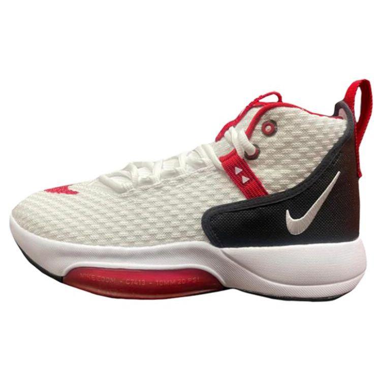 Nike Zoom Rize 1 EP Comfortable Versatile High-Top Basketball Shoes Men Sneaker Beige Black Red FD9904-111