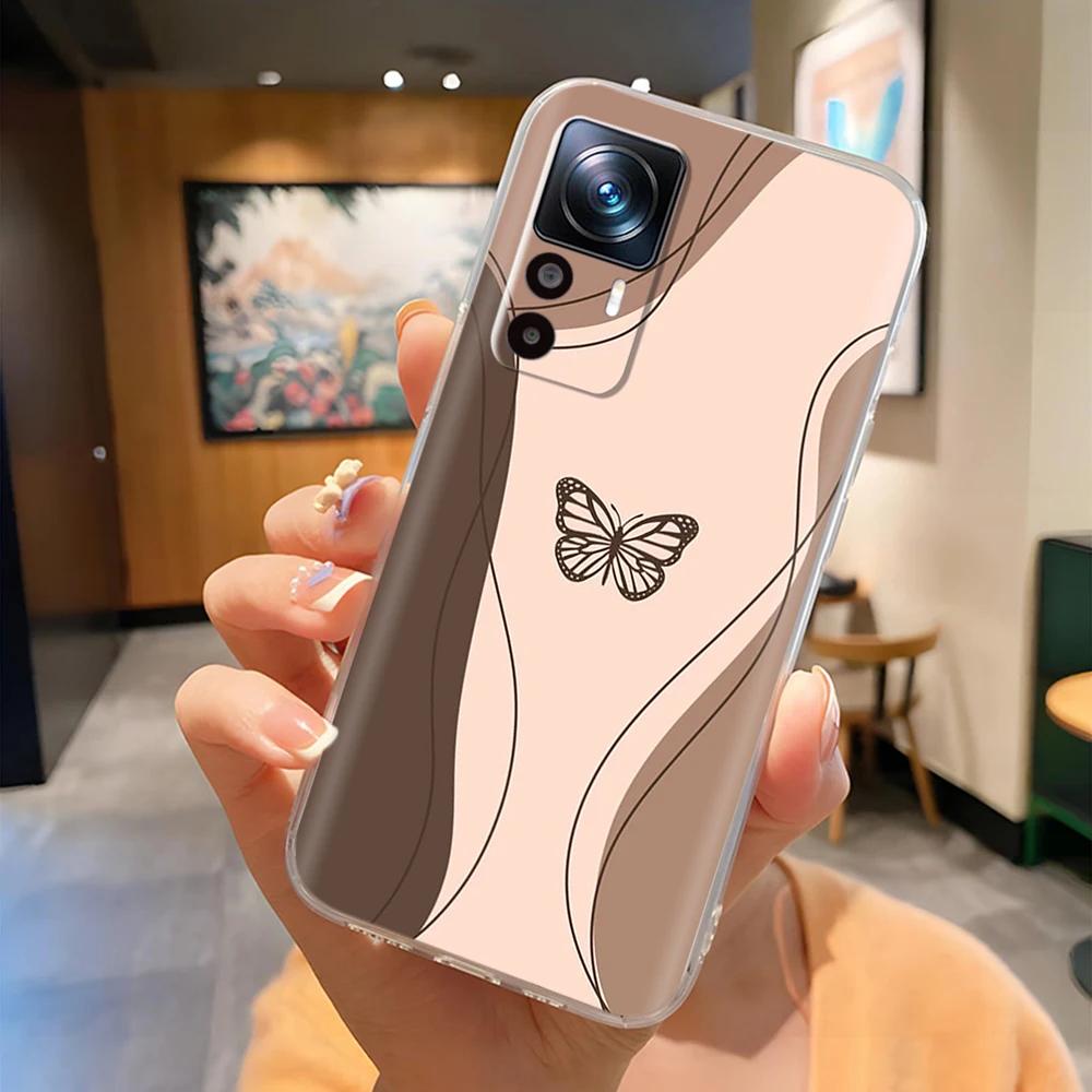 Pro Xiaomi Mi 12T 12 T Pro Pouzdro Průhledné Měkký Silikon Ochrana Čočky Zadní Kryt Pro Xiaomi Mi 12T 12 Mi12 12X Lite Pro Kryt Telefonu